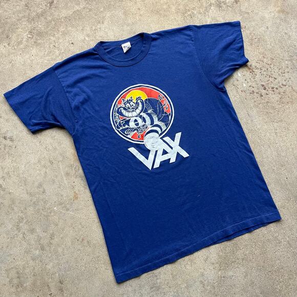 Rare Vintage 80s DEC VAX Computer Software Cheshire Cat T-Shirt XL - Picture 2 of 6